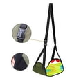 thumbnail image 4 of Colorful Foot Rest Comfy Hanger Durable Oxford Footrest Hammock For Airplane Train, 4 of 5