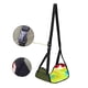 thumbnail image 3 of Black Starry SkyColorful reposapiés cómodo colgador Durable Oxford reposapiés hamaca para avión tren, 3 of 5