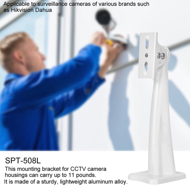 Soporte de Aleación de Aluminio, Soporte de Pared para Carcasas de Cámaras de Vigilancia, Diseño de Pico de Pato de 19 CM, Soporte de Montaje para CÁMARA, Soporte de Metal para