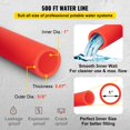 thumbnail image 3 of PEX Pipe 1 Inch 500 FT Non-Oxygen Barrier Red PEX-B Flexible RV Sewer Hose Plumbing Radiant Heating, 3 of 6