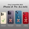 thumbnail image 2 of Compatible with iPhone 14 Pro Case for Women Girls, Glitter Luxury Cute Flexible Plating, Shockproof Full Camera Lens Protective Phone Cases for iPhone 14 Pro Cute 6.1''- Blue, 2 of 12