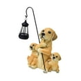 thumbnail image 5 of colaxi Garden Solar Statue Light Lawn Lawn Ornament Patio Gift Dog Figurine Lantern Yellow 28x12x34cm, 5 of 10