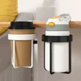 thumbnail image 2 of Home Clip On Table Cup Holder Horizontal Vertical Mount Anti Spill Office Desktop Mug Rack Metal Clamp Water Bottle Storage Tray, 2 of 4