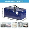 thumbnail image 6 of PHANCIR Moving Bags Heavy Duty Extra Large with Handles& Backpack Straps and Zippers, Waterproof & Puncture Resistant 4 Pack, 6 of 7