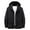 Black, variant on SwiftWear Men's Jacket Fashion Solid Color Pockets Zip-Up Long Sleeve Hooded Casual Outwear Coat Black M