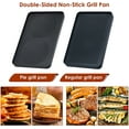 thumbnail image 4 of YOSHIKO Electric Griddle Grill Smokeless Indoor Grill and Outdoor Electric Grills Portable 2 in 1 with Adjustable temperature control with 8 Mini Pans for 2-6 People with Family Fun & BBQ Parties, 4 of 7