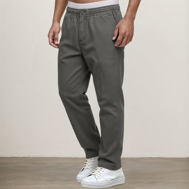 Product Classification Men' Casual Cargo Pants with Multiple Pockets for Outdoor Work and Daily Wear