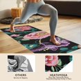 thumbnail image 4 of Pioneer Flower Floral Print Pattern Hot Yoga Mat Towel Non Slip for Hot Yoga - Quick-Drying Yoga Mat Cover with 4 Corner Pockets with Travel Bag - Hot Yoga Towel Non Slip 70"x26", 4 of 6