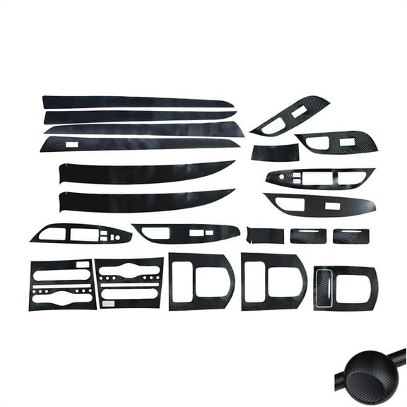 Acaige 3D Carbon Fiber Look Full Interior Kit Cover Trim For Infiniti G37 Sedan 2010-2013