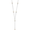 thumbnail image 1 of Sterling Silver Rhodum-Plated White Fw Cultured Pearl Necklace (16 X 6) Made In Canada qh1155-16, 1 of 5