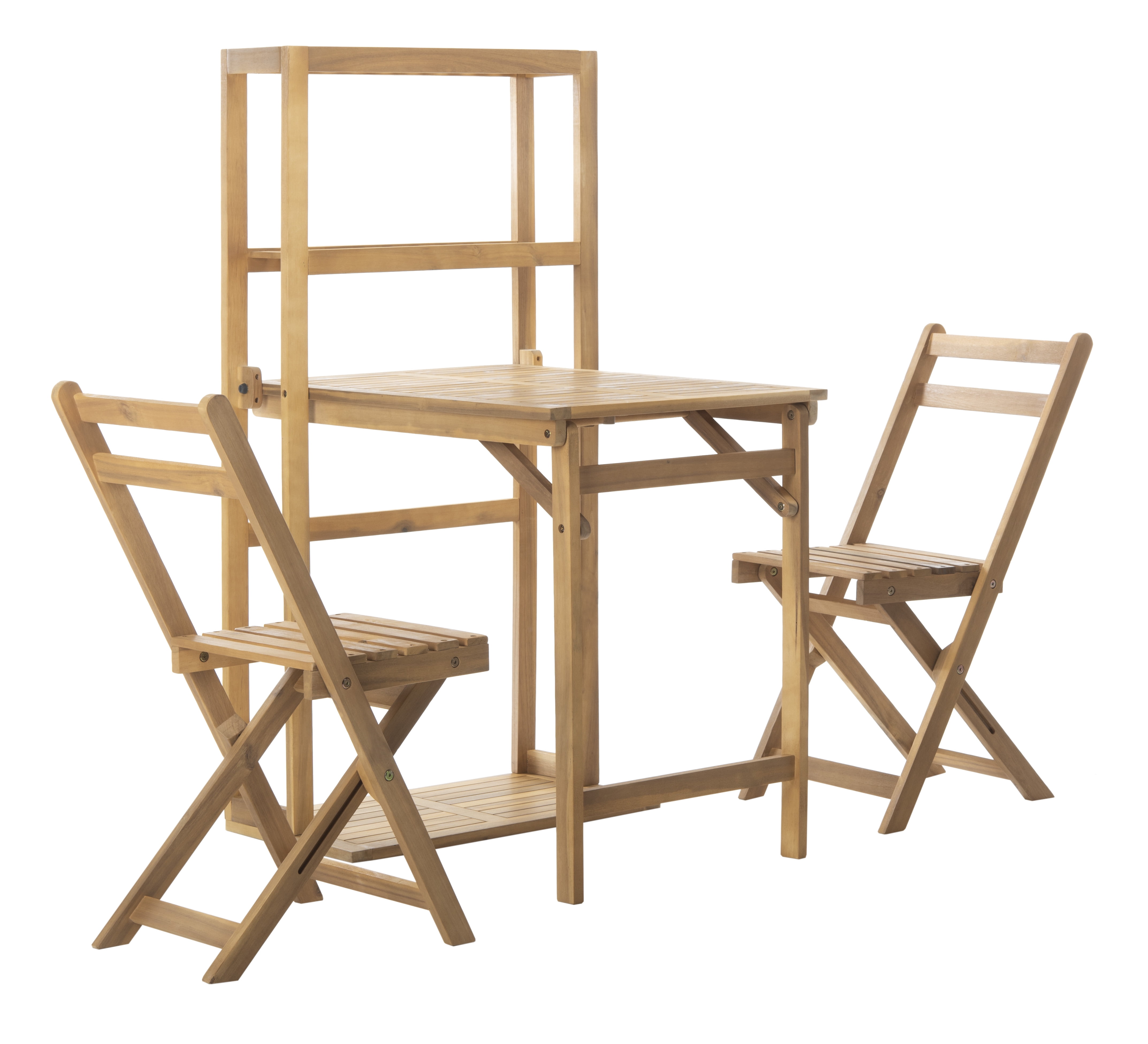 Safavieh Adult 1 Wood Outdoor Dining Sets with Chair, Table, Natural