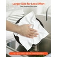 thumbnail image 3 of VEVOR 50 Pack White Microfiber Cleaning Cloth, 12 x 12 in Premium Microfiber Towels, Lint-Free and Scratch-Free, Absorbent Cleaning Rags for Car, Household, Kitchen, Window, SPA, Hotel & Bathroom, 3 of 9