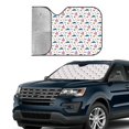 thumbnail image 4 of Bingfone Sea Turtle Car Windshield Sun Shade Protector Keep Your Vehicle Cool Sun Shield Visor Cover Foldable for Car Truck SUV-Small, 4 of 8