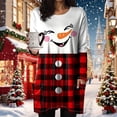thumbnail image 4 of Duqingm Holiday Shirts for Women Christmas Shirt Women Merry and Bright Pullover Christmas Lights Graphic T Shirts Xmas Long Sleeves Tops Yellow,XL, 4 of 6