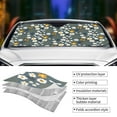 thumbnail image 5 of Bingfone Flowers and Bee Car Windshield Sunshade,Sun Foldable Sun Shield Sun Visor for Car - Small, 5 of 9