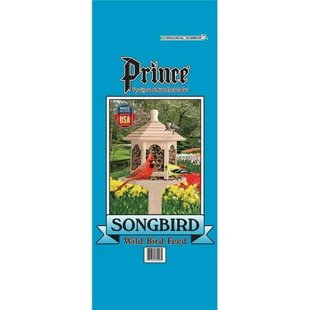 Prince Wild Bird Seed 20 lbs Songbird with Corn Wild Bird Feed Turquoise Bag  Turquoise