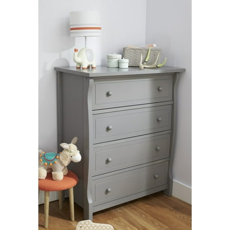 Sorelle Princeton Elite 4 Drawer Dresser Weathered Gray