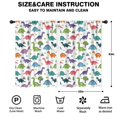 thumbnail image 2 of Blackout Kids Curtains,Colorful Dinosaur and Nature Pattern Childrens Insulated Curtains Set Of 2,Bedroom Essentials,Toddler Room Decor 42"x63", 2 of 5