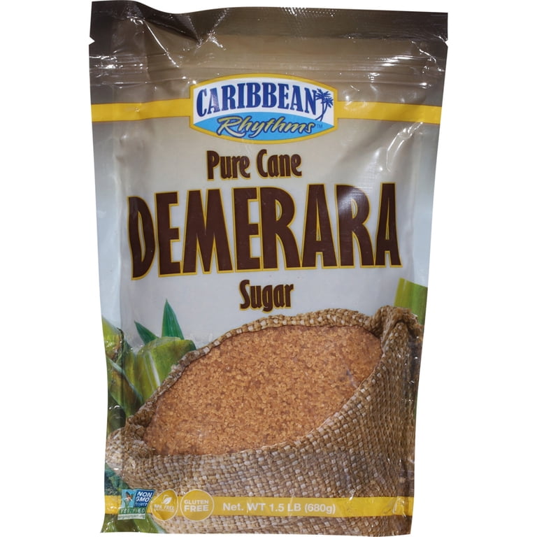 Caribbean Rhythm, Demerara Sugar, 1.5 lb, Pure Cane Coarse