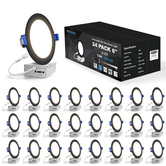 Luz empotrada LED VOLISUN 6" 13W 1080 lm 5 CCT regulable