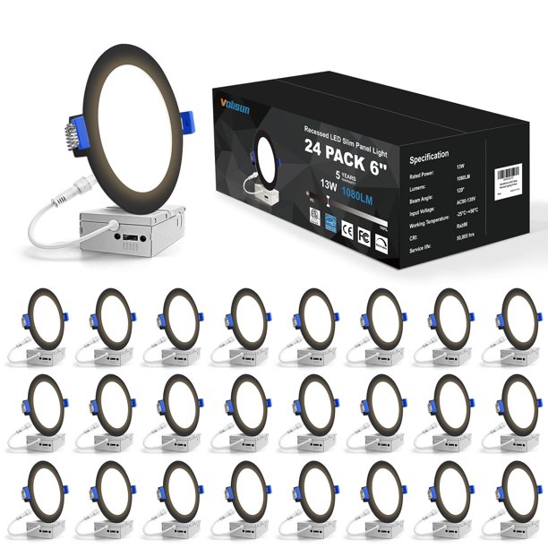 Luz empotrada LED VOLISUN 6" 13W 1080 lm 5 CCT regulable