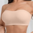 thumbnail image 6 of Aezemi Push up Strapless Bras Women No Underwire Soft Supportive Spring Summer Bandeau Bra Non Slipping Wireless Padded Fashion Tube Tops XS, 6 of 7
