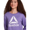 thumbnail image 4 of Reebok Girl's Game Day Fleece Crewneck, Sizes 4-18, 4 of 5