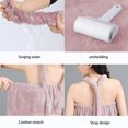 thumbnail image 4 of Women's Bathrobe Spa Towel Wrap Adjustable Beach Cover Up Pool Robe Lightweight Quick Dry Bath Wrap Shower Robe Turkish Towel Dress, 4 of 5