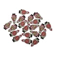 thumbnail image 1 of 20pcs Botones de Navidad Soledad 25mm, Botones de Madera, Colorido, 1 of 9