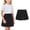 Black, variant on Girls Pleated Skirt, Cotton Elastic Waist Comfortable Versatile School Uniform Skirt Navy 6-7T