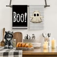 thumbnail image 2 of Sm:)e Spider Web Stripes Ghost Boo Halloween Kitchen Towels Dish Towels 18x26 Inch Set of 2, 2 of 6