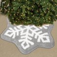 thumbnail image 5 of AYktou Christmas Decorations,Bathroom Rugs,Christmas Rugs Christmas Imitation Cashmeres Rocking Chair Blanket Christmas Eve Non-slip Rocking Chair Blanket Hexagonal Snowflake Carpet Cushion, 5 of 5