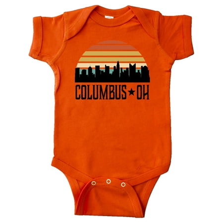 

Inktastic Columbus Ohio Skyline Vintage Gift Baby Boy or Baby Girl Bodysuit