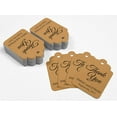thumbnail image 3 of 100 PCS Personalized Paper Tags Thank You For Celebrating Custom Wedding Favor Hang Tags, 3 of 5