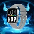 thumbnail image 4 of Xihbxyly Reloj Inteligente con Pantalla Completa Compatible con Android E Ios, Reloj de Actividad Física con Monitorización de Salud Avanzada, Recordatorios Inteligentes, Dispositivo Multifuncional,, 4 of 5