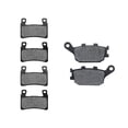 thumbnail image 1 of KMG Front + Rear Brake Pads Compatible with 2003-2004 Honda CBR 600 RR - Non-Metallic Organic NAO Brake Pads Set, 1 of 4