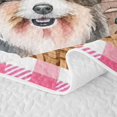 thumbnail image 5 of Erosebridal Cartoon Dogs Twin Quilt Set for Girls, Animal Pet Twin Coverlet Set, 2-Piece 1 Quilt and 1 Pillowcase, 5 of 7