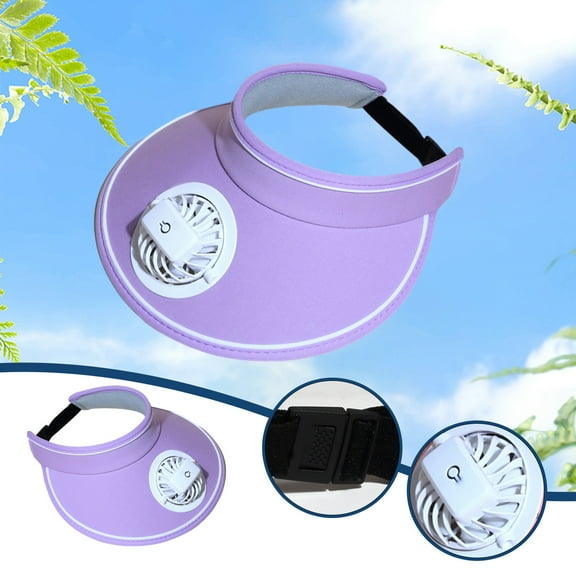 UttpKLBx Smart Portable Air Conditioner Small Portable Air Cooler Portable Fan Handheld Small Desk Fan Battery Operated, for Makeup Travel Outdoors (Purple)