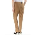 thumbnail image 2 of I.N.C Womens Zipper-Detail Casual Trouser Pants, Beige, 18, 2 of 2