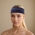thumbnail image 6 of Unique Bargains 1 Pc Perspiration-Wicking Headband for Yoga Navy Blue, 6 of 6
