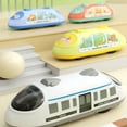 thumbnail image 3 of Esaierr Baby Simulation Model Cartoon Train Toys Double Pull-Back Train Toys for 3 4 5 6 7 Years, 3 of 7