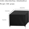 thumbnail image 2 of Housse de Mobilier de Terrasse Housse de Mobilier Imperméable Housse de Table Chaise 420d Carrée, 2 of 5