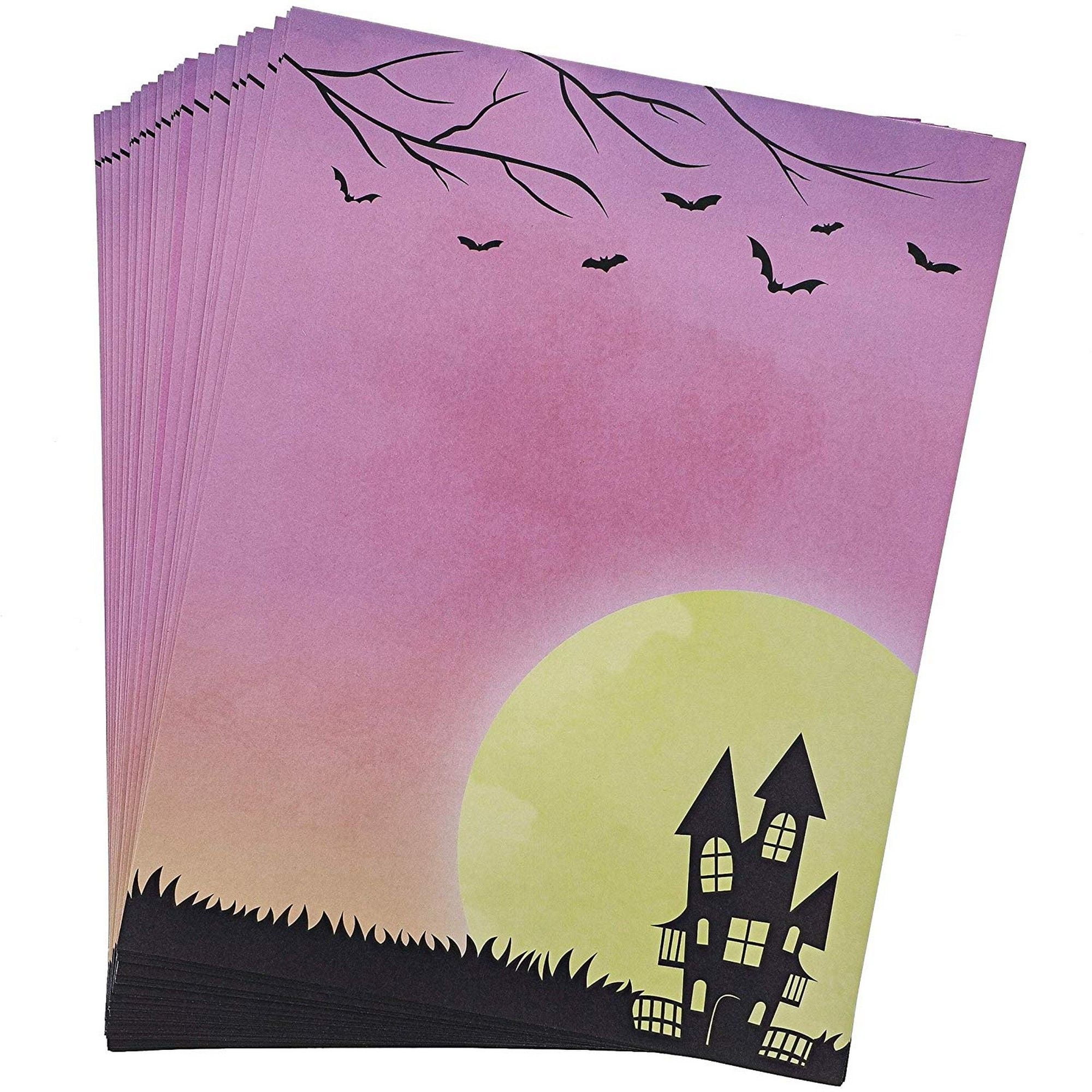halloween stationery letterhead writing printer paper 85