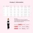 thumbnail image 7 of Haitryli Kids Girls Puff Long Sleeve Shirt with Bell-Bottom Pants Outfits for Birthday Party Holiday Gathering Black 11-12, 7 of 7
