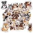 thumbnail image 5 of 35pcs Playful Puppy Stickers Animal Cartoon Pack for Luggage Suitcase Notebook, 5 of 9