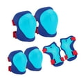 thumbnail image 1 of Justharion Essential For Active Kids Kids Knee Pads And Elbow Pads Set Durable Construction Ventilation Blue Red, 1 of 6