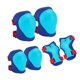 thumbnail image 1 of Eigraketly Equipo de seguridad deportivo confiable, rodilleras, coderas y muñequera, conjunto de rodilleras para niños, conjunto de coderas Ropa Deportiva, Zapatos Azul rojo, 1 of 6