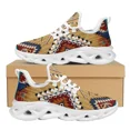 thumbnail image 1 of Zapatillas deportivas de malla con estampado tribal africano para mujer, cómodas, con plataforma y cordones, ligeras, para mujer, 1 of 6