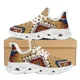 thumbnail image 1 of Zapatillas deportivas de malla con estampado tribal africano para mujer, cómodas, con plataforma y cordones, ligeras, para mujer, 1 of 6