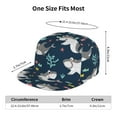 thumbnail image 6 of Fotbe Friendly Smiling Sharks Flat Bill Visor Cap Classic Snapback Hat Polyester Foam Trucker Hat Trucker Cap Adjustable Baseball Cap, 6 of 9